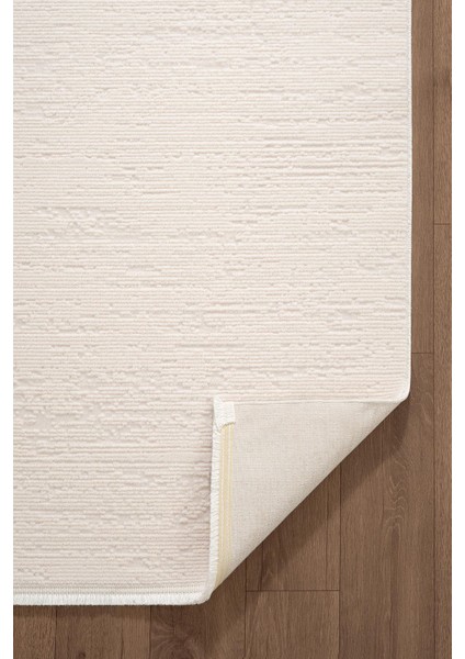 Leon LN001W Beyaz Halı Modern Desen Pamuk Taban Akrilik Tozuaz Salon Yatak Odası Koridor Halısı fırsatları