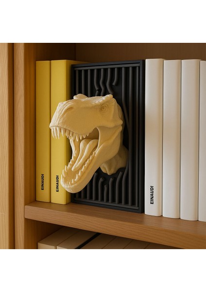 Dinozor Başlı Kitaplık Dekoru fiyatları