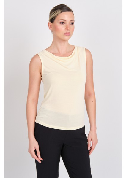 Kadın Onlfree Kolsuz Bisiklet Yaka T-Shirt 15351020 Sarı fiyatları