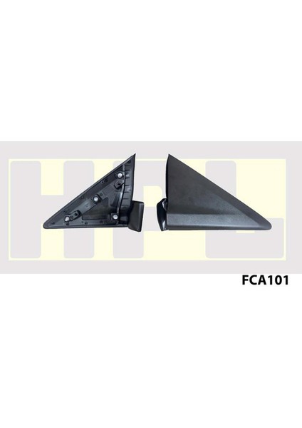 Diş Dikiz Ayna Üçgen Kapaği Klipsli Ayna Üçgeni Sağ Courier 13 Nrmsa