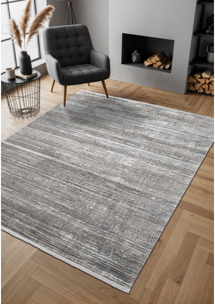 Cosmos CS002A Gri Halı Modern Detaylı Pamuk Taban Viskon Tozuaz Salon Yatak Odası Koridor Halısı fiyatları