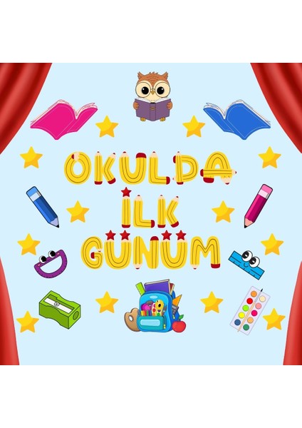 Okulda Ilk Günüm Pano Süsü 01 fiyatları