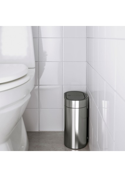 Brogrund Dokunmatik Çöp Kutusu Paslanmaz Çelik Gri 4 Lt Banyo Mutfak Çöp Kovası Modern Pratik Hijyenik fiyatları