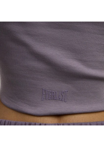 Ever Relaxed Rib Mürdüm Kadın Atlet modelleri