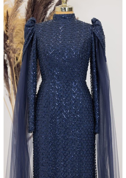 Asil Tesettür Abiye Lacivert fiyatları