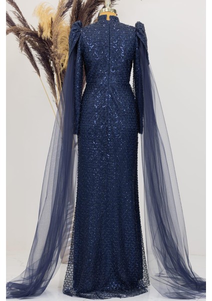 Asil Tesettür Abiye Lacivert fırsatları