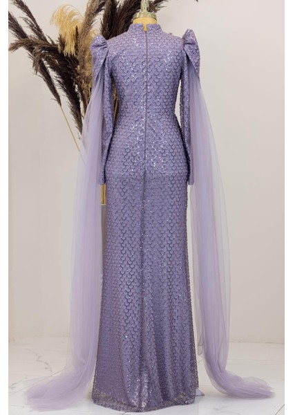 Asil Tesettür Abiye Lila fırsatları