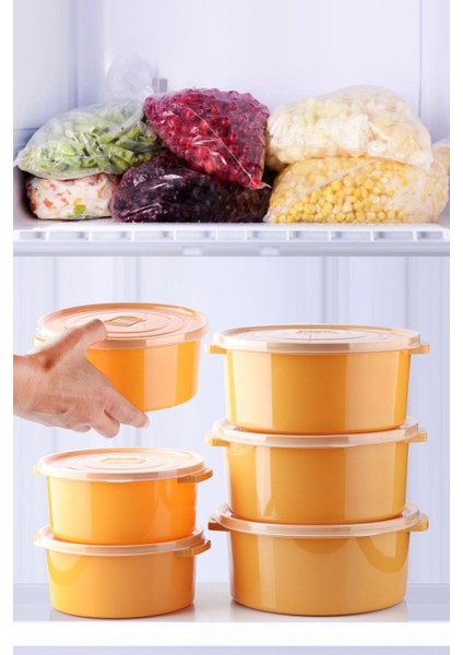 Turuncu 12'li Mikrodalga ve Derin Dondurucu Uyumlu Saklama Kabı Seti fiyatları