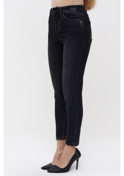 Mom Jean Kadın Pantolon 1037-257 Siyah fırsatları