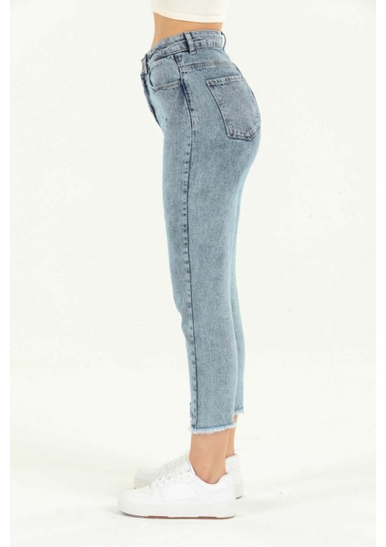 Mom Jean Kadın Pantolon 4037 Mavi fırsatları