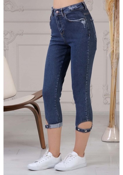 Mom Jean Kadın Pantolon 4223-938 Lacivert fırsatları