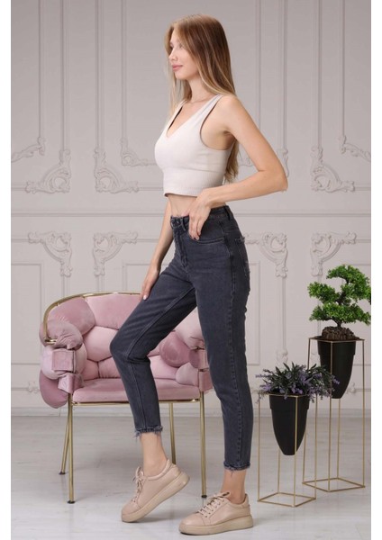 Mom Jean Kadın Pantolon 1037-937A Siyah fiyatları