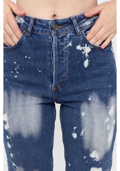 Mom Jean Kadın Pantolon 1037-258 Mavi fırsatları