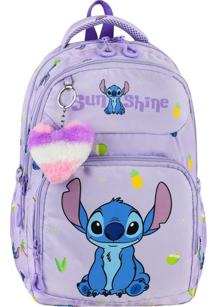 Stitch Baskılı Anahtarlıklı Okul Çantası Termal Beslenme ve Kalemlik Seti fiyatları