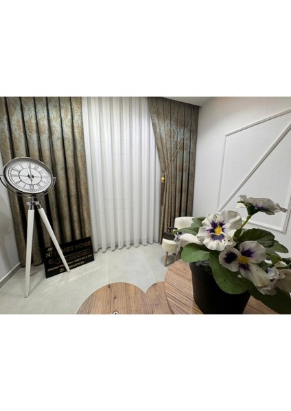 Nivemeshome Pera V-402 1/3 Sık Pileli Fon Perde Apm fiyatları