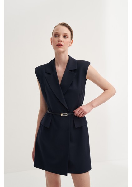 Kolsuz Kemerli Blazer Elbise indirimleri