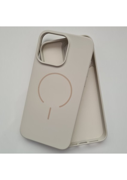 iPhone 15 Promax Magsafe ile Uyumlu Yumuşak Soft Mükemmel Manyetik Esnek Silikon Kılıf