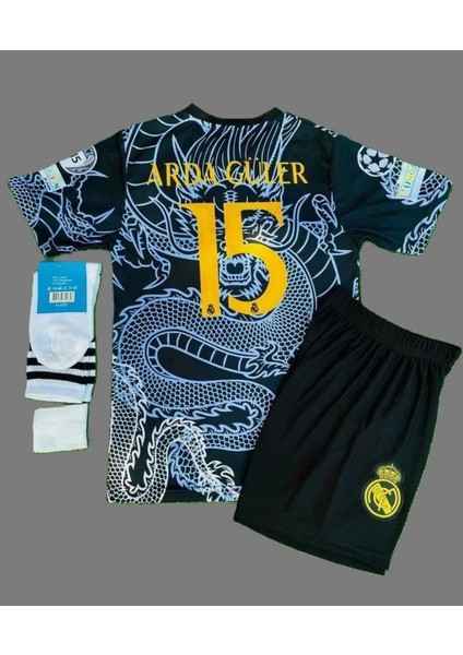Real M.a.d.r.i.d 2024/25 Sezonu Dragon Ejder Desenli Arda Güler Konsept Çocuk Forması 4'lü SET-SM11 fiyatları