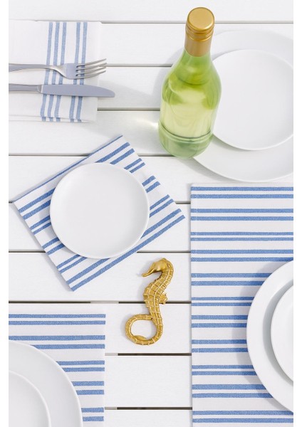 Denizatı Figürlü Metal Şişe Açacağı & Altın Renkli Dekoratif Açacak