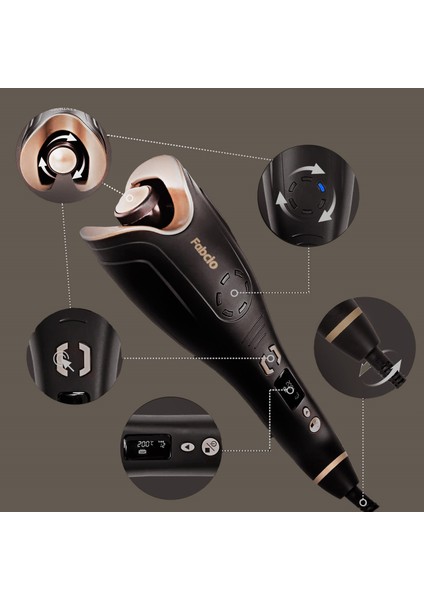 Airwave Otomatik Dijital Ekranlı Bukle Maşası
