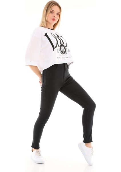 Kadın Skinny Jean Pantolon 1031-1037 Siyah modelleri