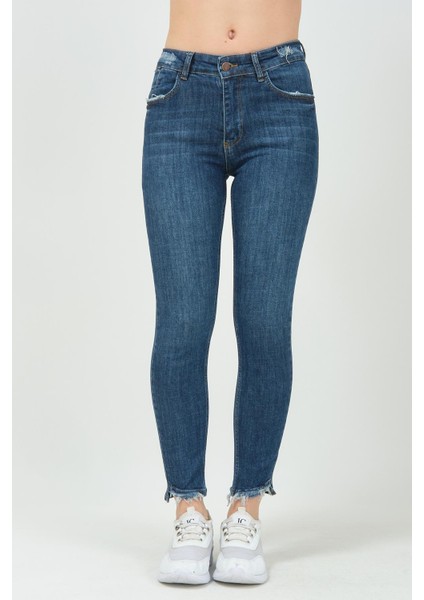 Skinny Jean Kadın Pantolon 40100-972 Mavi fırsatları