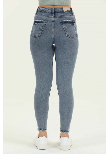 Skinny Jean Kadın Pantolon 1031-991 Mavi indirimleri