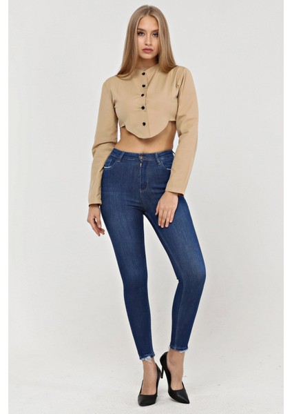 Skinny Jean Kadın Pantolon 1031-967 Mavi