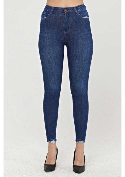 Skinny Jean Kadın Pantolon 1031-967 Mavi modelleri