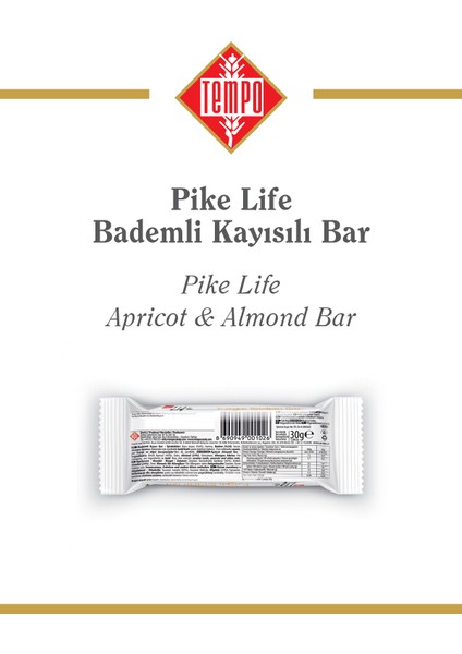 Kayısılı Bademli Bar 30 G x 12 Adet fırsatları