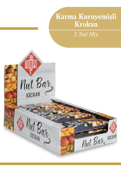 Karışık Kuruyemişli Krokan 40 G x 12 Adet