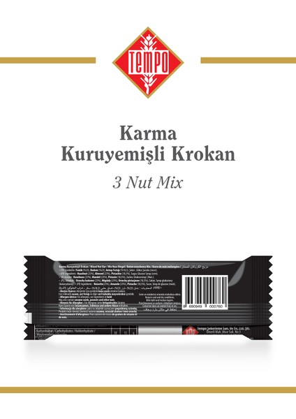 Karışık Kuruyemişli Krokan 40 G x 12 Adet fırsatları