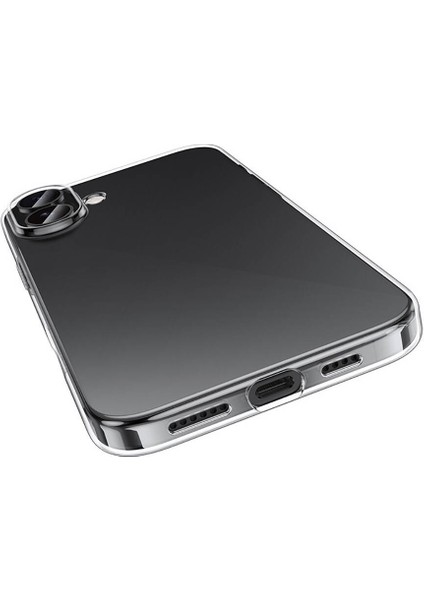 Apple iPhone 16 Kılıf Kflg Süper Silikon Kapak-Şeffaf indirimleri