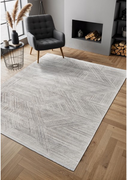 Cosmos CS008A Krem Halı Modern Detaylı Pamuk Taban Viskon Tozuaz Salon Yatak Odası Koridor Halısı fiyatları