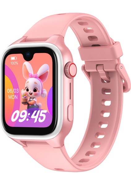 Kids Watch Adventure 4.5g Sim Kartlı Akıllı Çocuk Saati Pink GPS Konum Takibi Görüntülü Görüşme