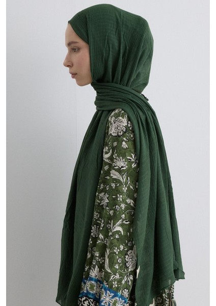 Brıce Mersin Yeşil Uzun Saçak Püsküllü Pamuklu Şal fırsatları