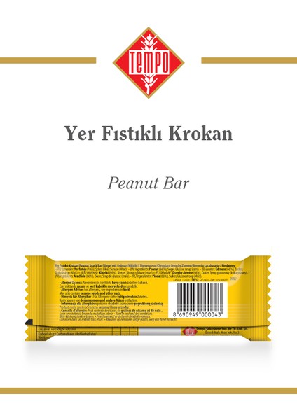Yer Fıstıklı Krokan 40 G x 12 Adet fırsatları