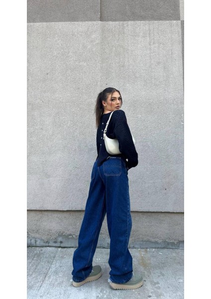 Kadın Baggy Jean Pantolon 40402 Mavi fiyatları