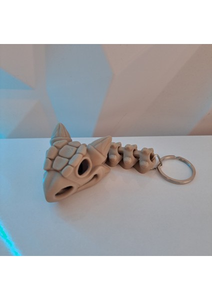 Ankylosaurus Dinozor Anahtarlık - (1 Adet)