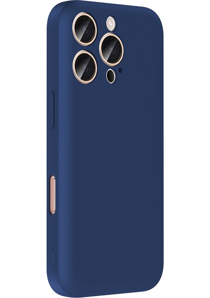 iPhone 16 Pro Max Kılıf Kamera Korumalı Kartlık Hazneli Kflg Vitra Kapak - Lacivert fırsatları
