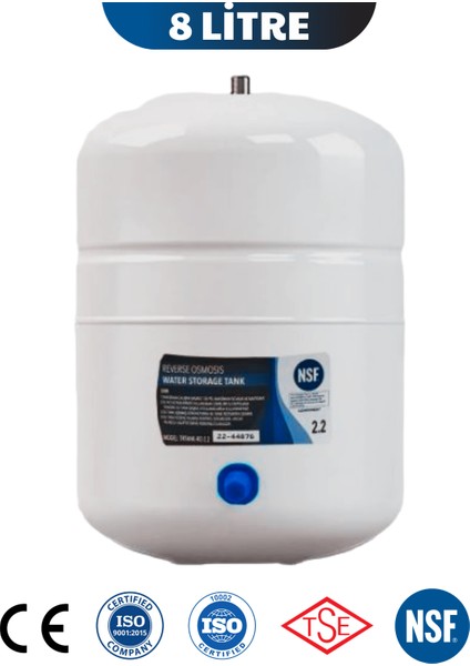 8 Litre Su Arıtma Cihazı Tankı 2.2 Galon Çelik Tank Plus Model fiyatları