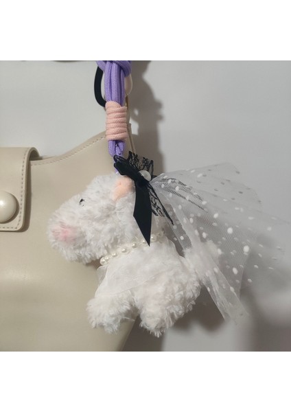 Yeni 1 Adet Karalama Köpek Peluş Kolye Bebek Çekicilik Karalama Köpek Yavrusu Bebek Çanta Anahtarlık Bebek Çekicilik (Yurt Dışından)