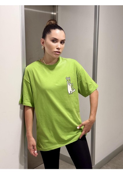Owersize Unisex Baskılı T-Shirler