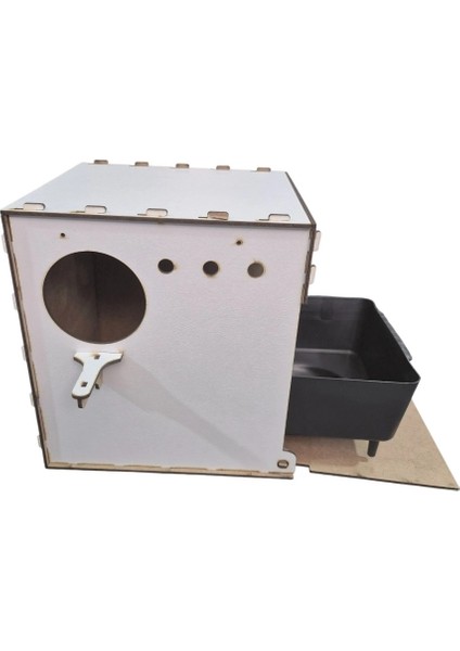 Papağan ve Muhabbet Kuşu Folluklu Yuvalık 20X22X18 cm