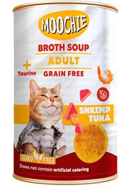 Ton Balıklı ve Karidesli Tahılsız Kedi Çorbası 135 ml