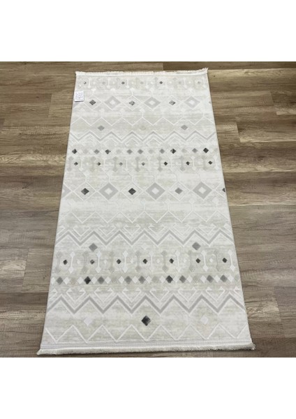 Dekor 1056 Gri Kaymaz Taban Antibakteriyel Modern Akrilik Halı