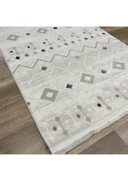 Dekor 1056 Gri Kaymaz Taban Antibakteriyel Modern Akrilik Halı fırsatları