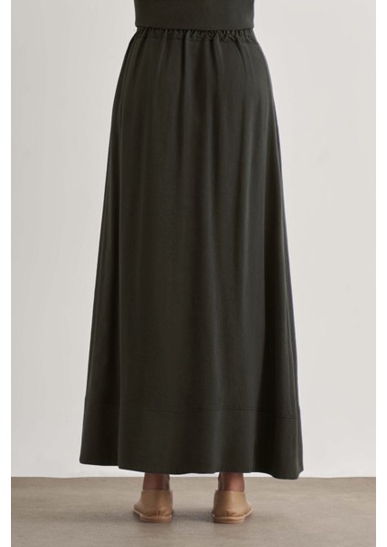 Modal Karışımlı Antrasit Maksi Evaze Etek fırsatları