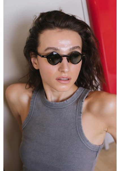 Larsen Leopard Green Güneş Gözlüğü