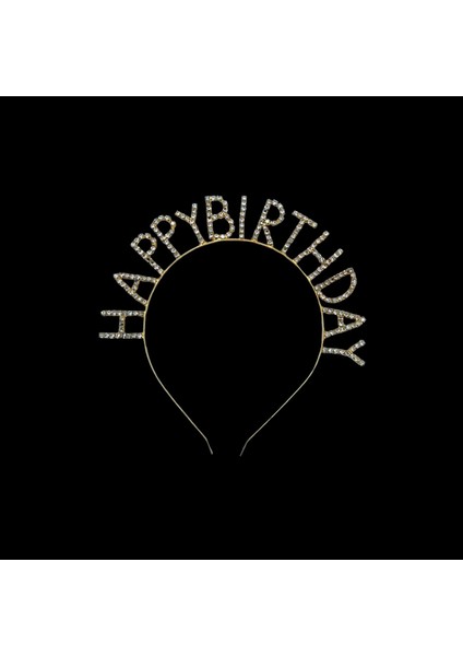 Happy Birthday Yazılı Kuşak ve Taşlı Taç & Beyaz Altın Kuşak Taşlı Altın Taç fiyatları